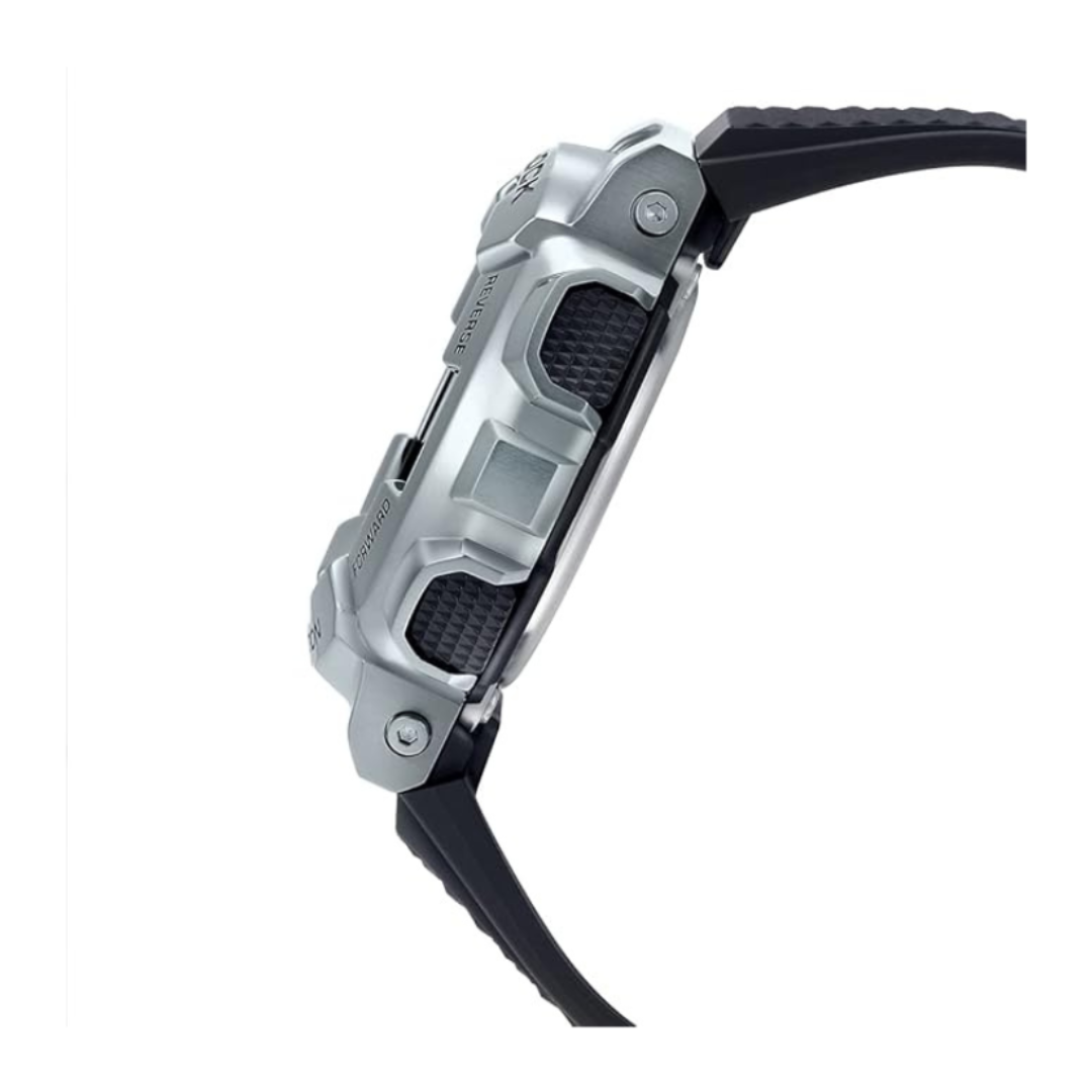 Casio GM-110-1ADR G1051 | G-Shock Men Quartz Silver Dial Analog-Digital Resin Watch.