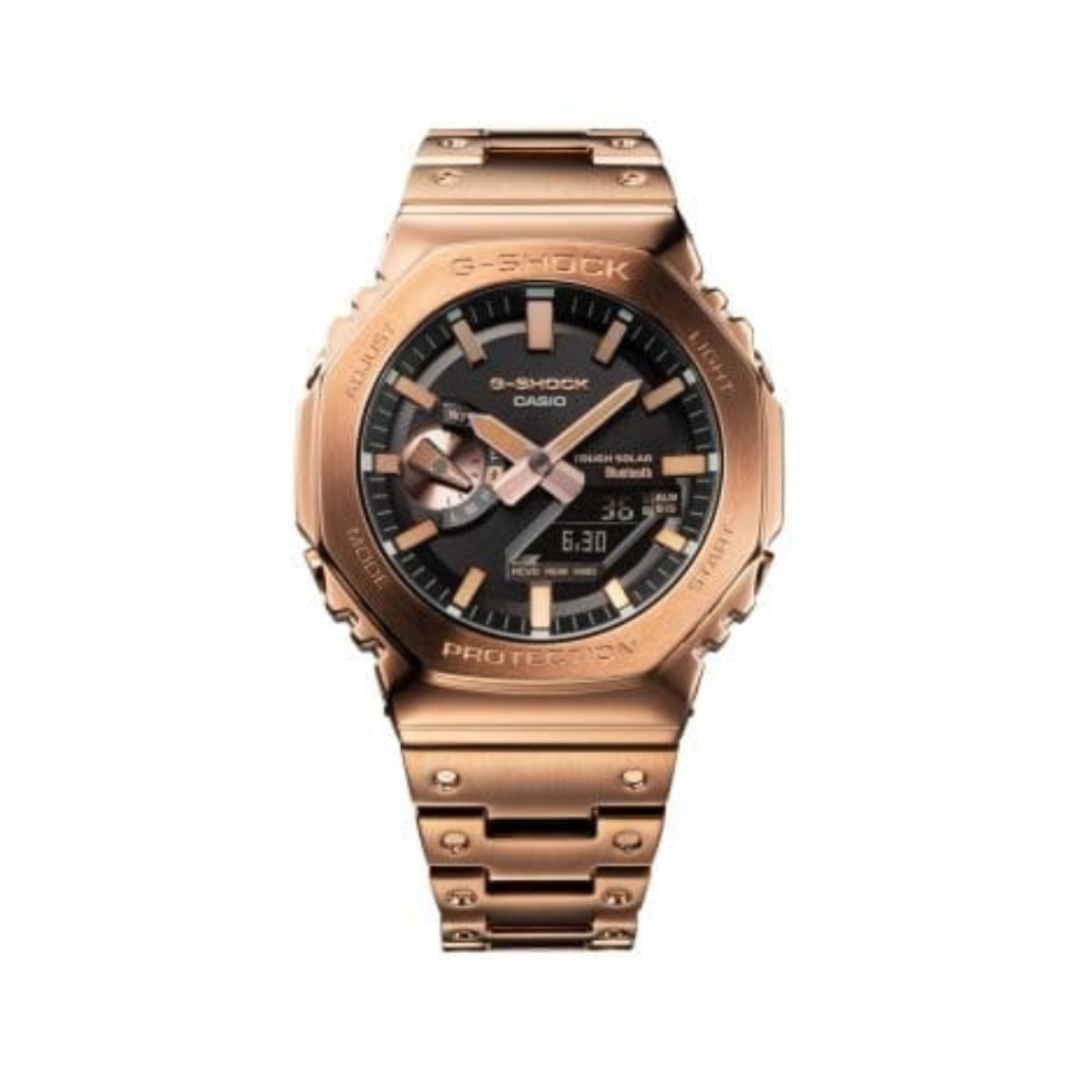 Casio GM-B2100GD-5ADR G1272 | G-Shock Men Quartz Black Dial Analog-Digital Stainless Steel Watch