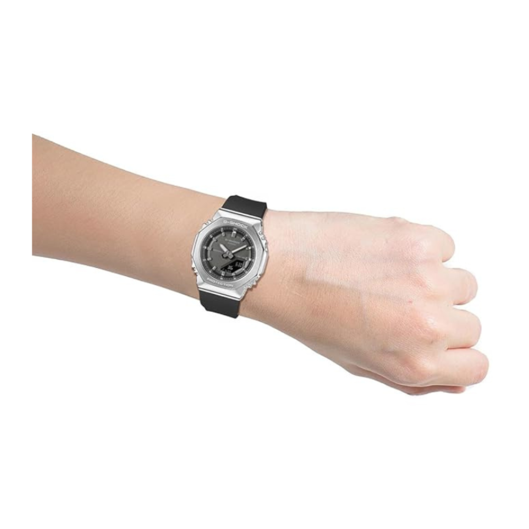 Casio GM-S2110-1A1DR G1781 | G-Shock Women Quartz Black Dial Analog-Digital Resin Watch
