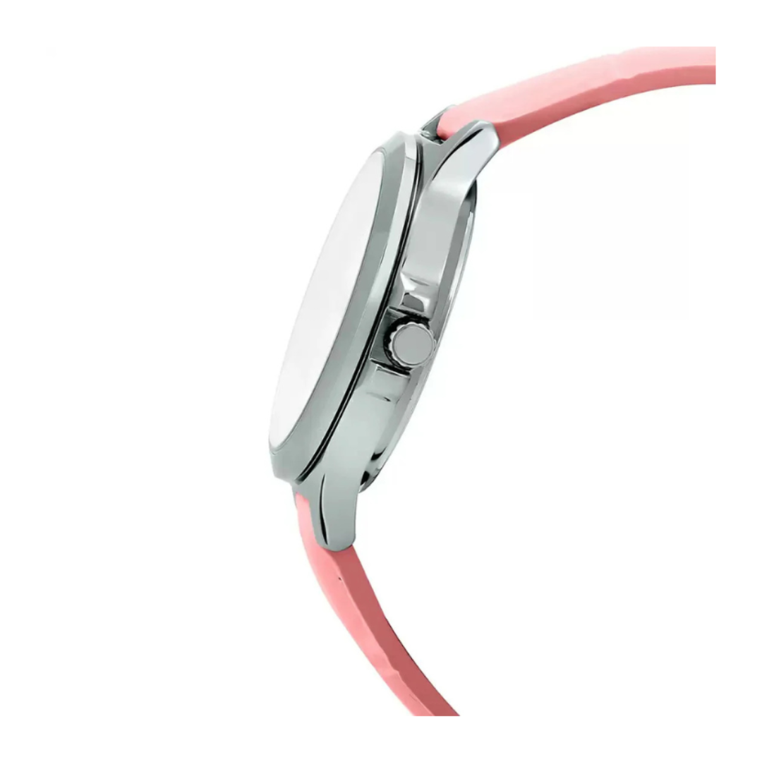 Casio LTP-V300L-4AUDF A1150 | Enticer Women Quartz Pink Dial Multi-Function Leather Watch
