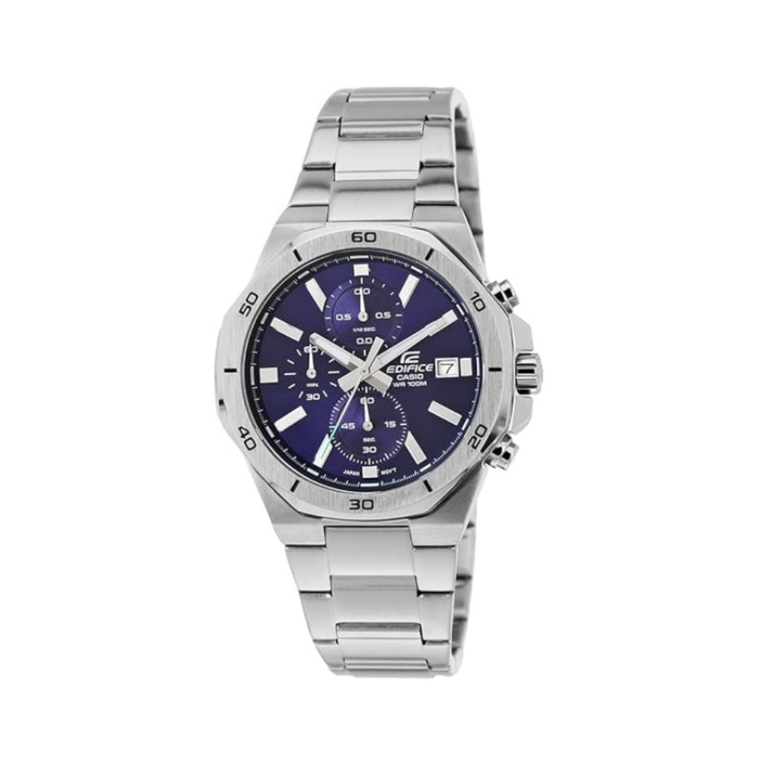 Casio EFV-640D-2AVUDF ED584 | Edifice Men Quartz Blue Dial Chronograph Stainless Steel Watch