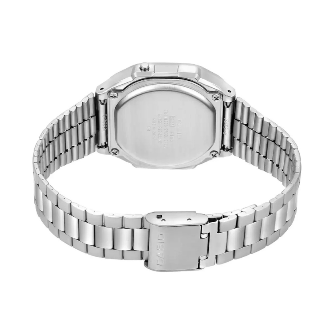 Casio D131 | Vintage Unisex Quartz Black Dial Digital Stainless Steel Watch A168WA-1