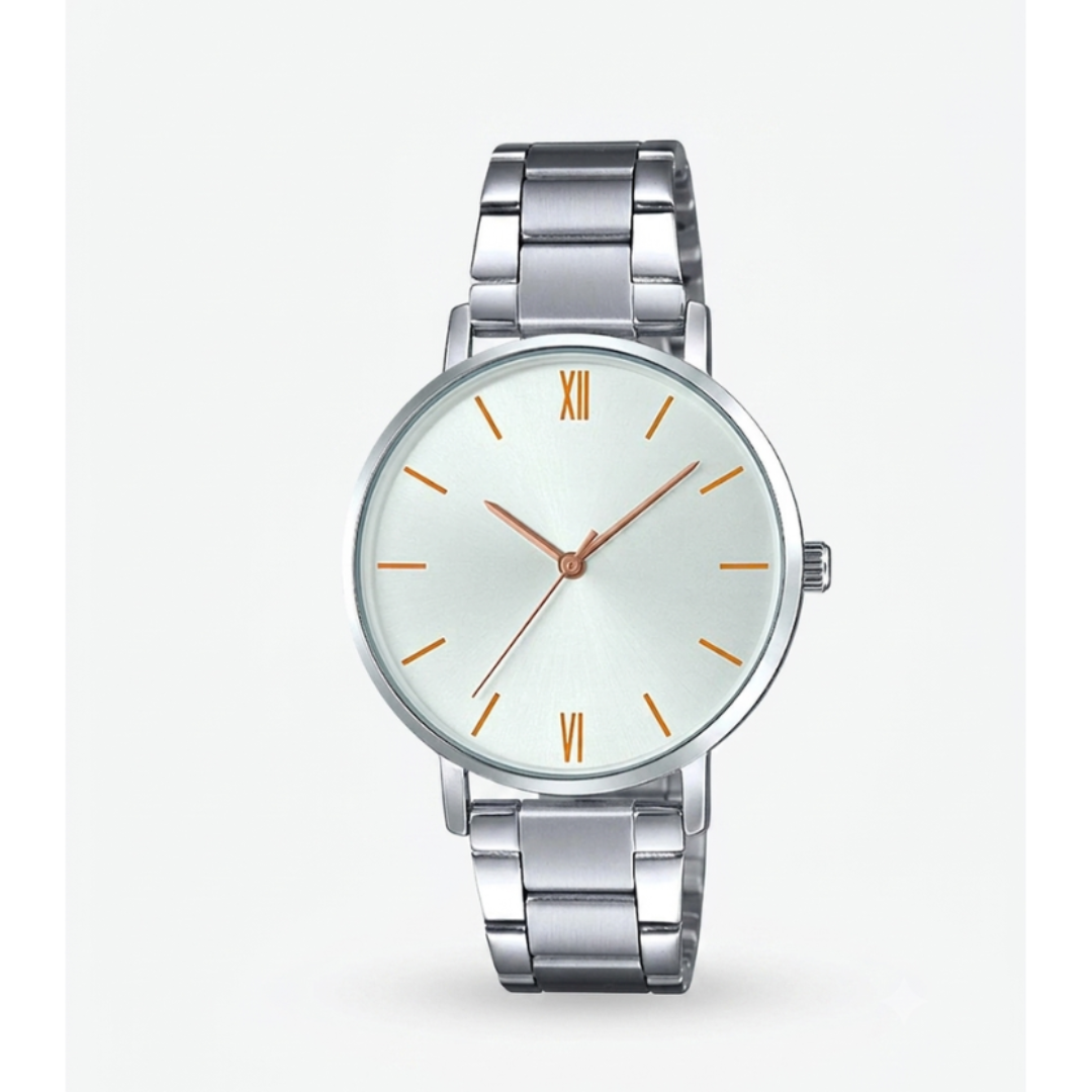Casio LTP-VT01D-7BUDF A1625 | Enticer Women Quartz Silver Dial Analog Stainless Steel Watch