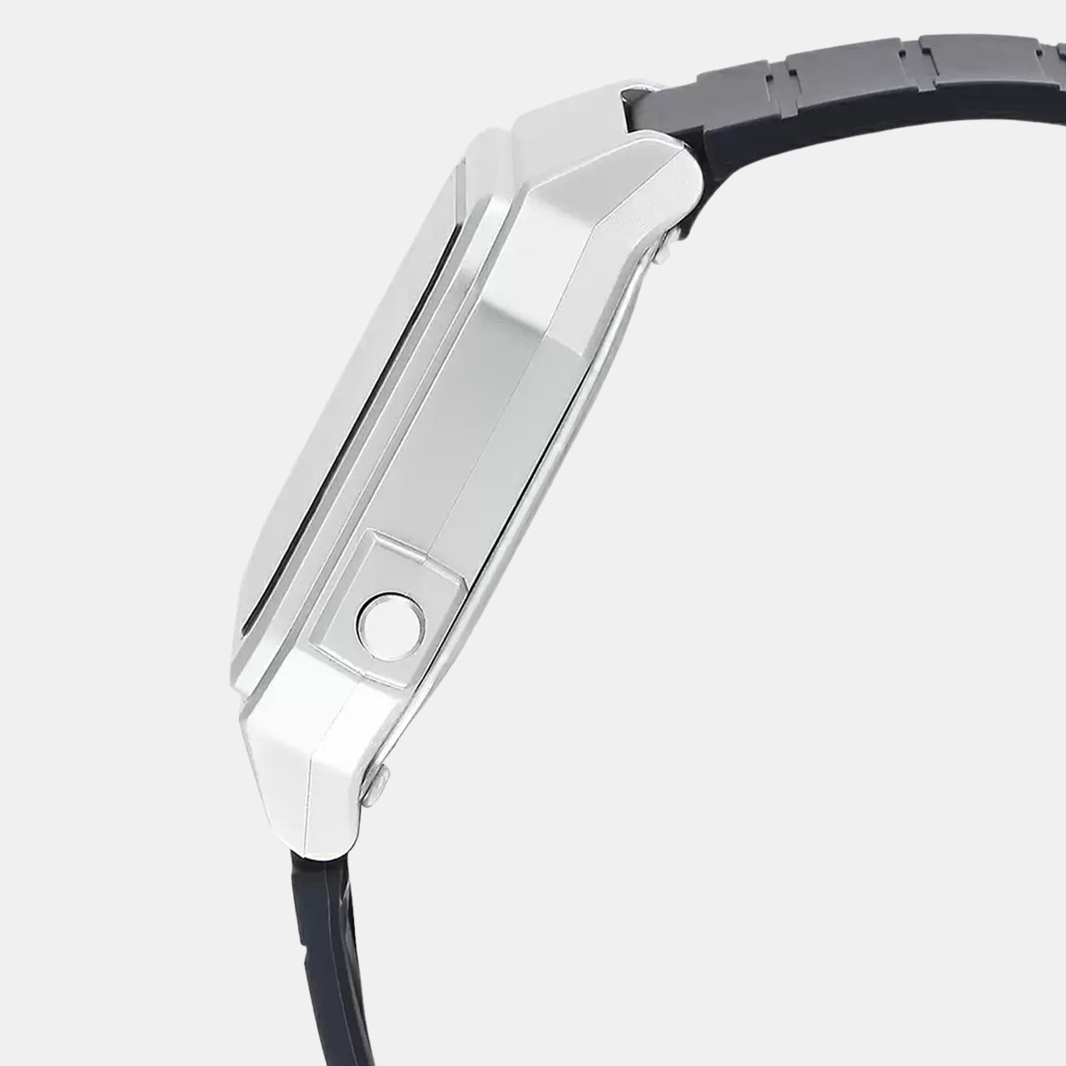 Youth Unisex Quartz Black Dial Digital Resin Watch I114