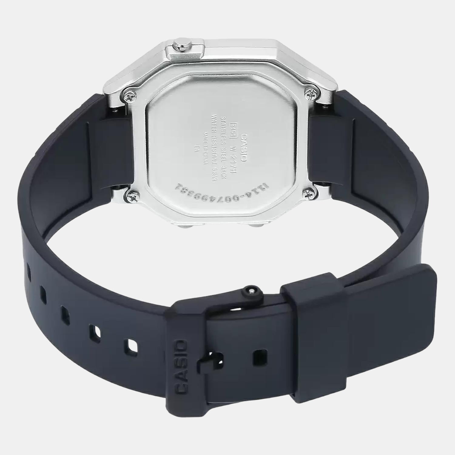 Youth Unisex Quartz Black Dial Digital Resin Watch I114
