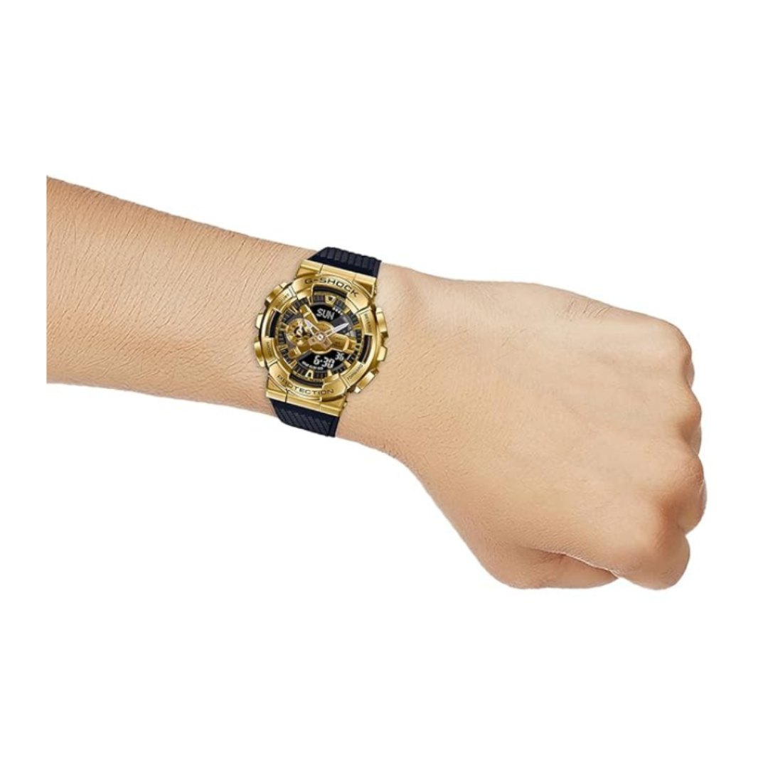 Casio GM-110G-1A9DR G1053 | G-Shock Men Quartz Gold Dial Analog-Digital Resin Watch