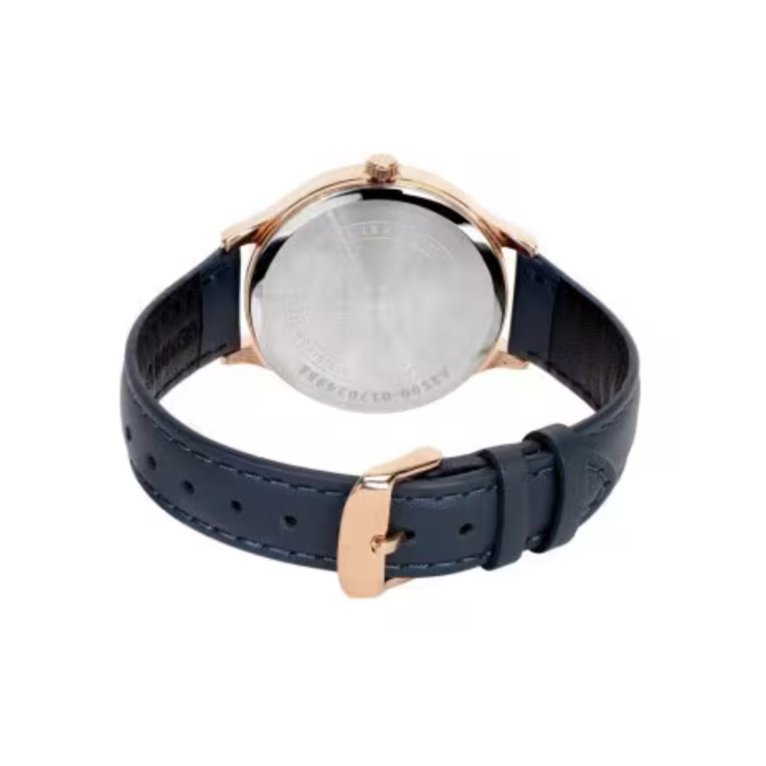 Casio LTP-SN7YRL-4A A2500 | Enticer Women Quartz Rose Gold Dial Multi-Function Leather Watch