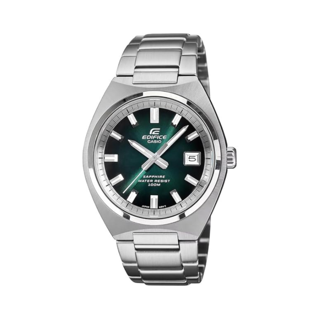 Casio EFB-109D-3AVDF ED699 | Edifice Men Quartz Green Dial Analog Stainless Steel Watch