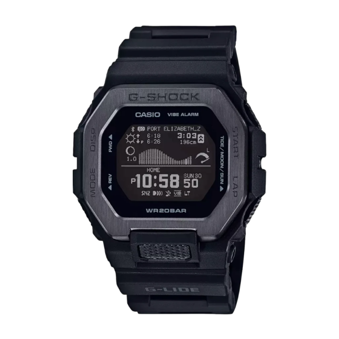 Casio GBX-100NS-1DR G1125 | G-Shock Men Quartz Black Dial Digital Resin Watch.