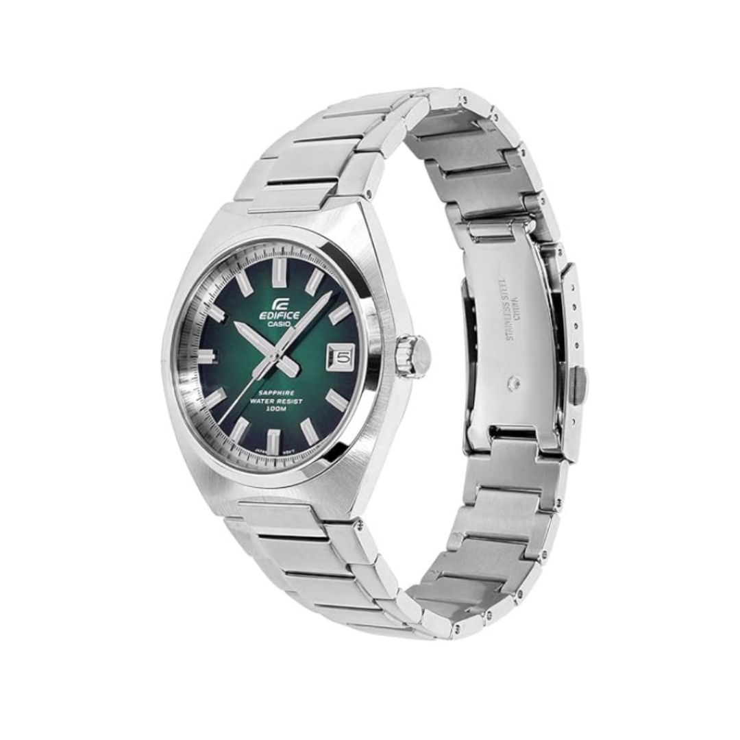 Casio EFB-109D-3AVDF ED699 | Edifice Men Quartz Green Dial Analog Stainless Steel Watch