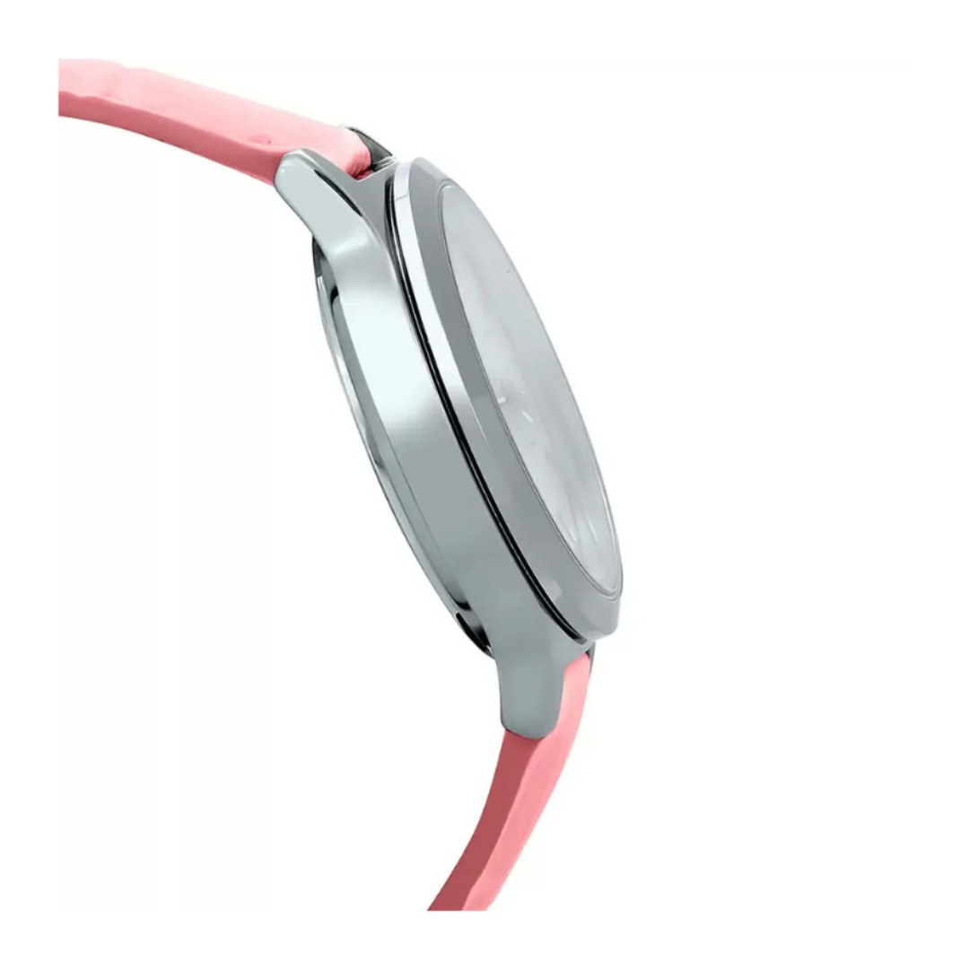 Casio LTP-V300L-4AUDF A1150 | Enticer Women Quartz Pink Dial Multi-Function Leather Watch