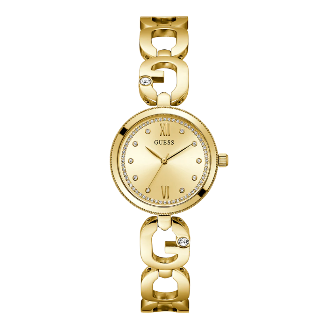 Guess GW0759L2 | Gb Empower Women Quartz Champagne Dial Analog Stainless Steel.