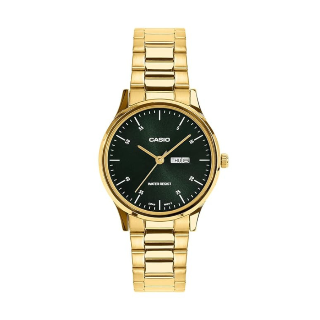 Casio LTP-SN8YG-3B A2506 | Enticer Women Quartz Green Dial Analog Stainless Steel Watch