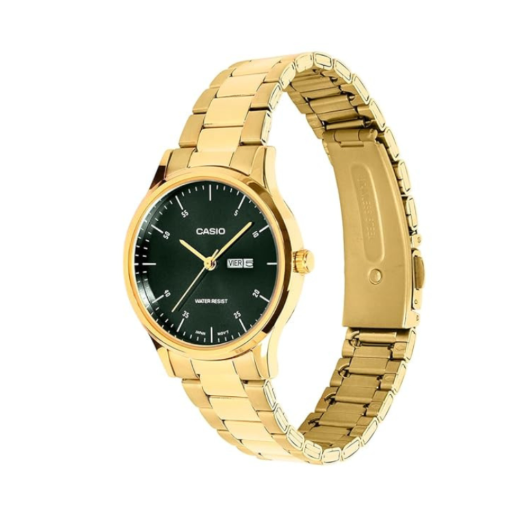 Casio LTP-SN8YG-3B A2506 | Enticer Women Quartz Green Dial Analog Stainless Steel Watch