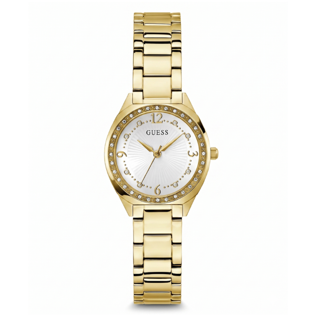 Guess GW0767L2 | Gd Charlotte Women Quartz White Dial Analog Stainless Steel.