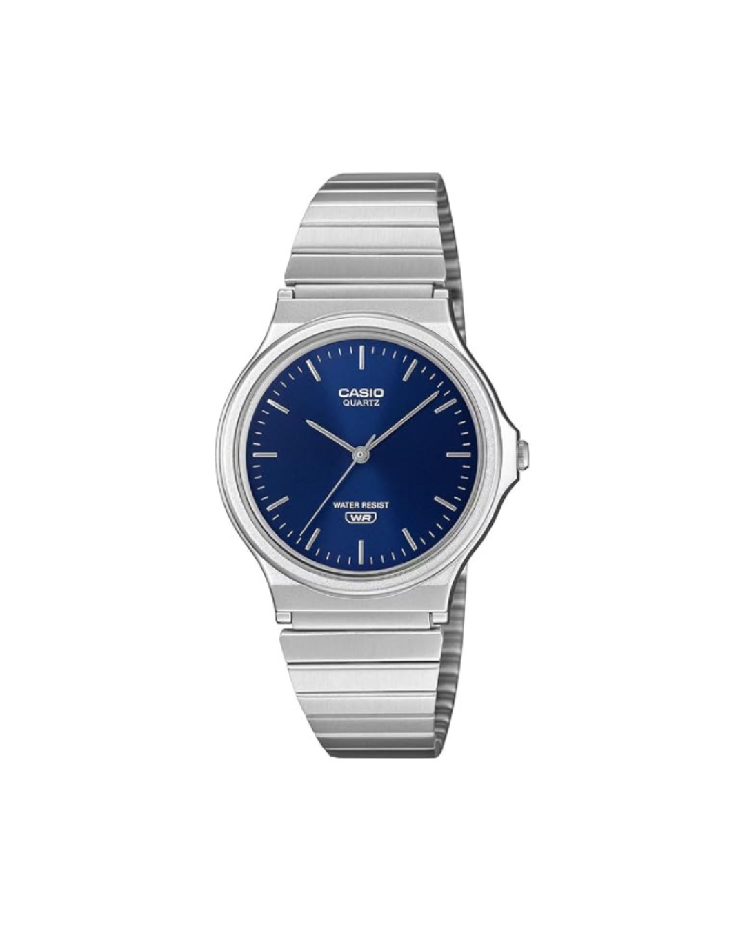 Casio MQ-24DA-2ADF A2551 | Unisex Quartz Blue Dial Analog Stainless Steel Watch