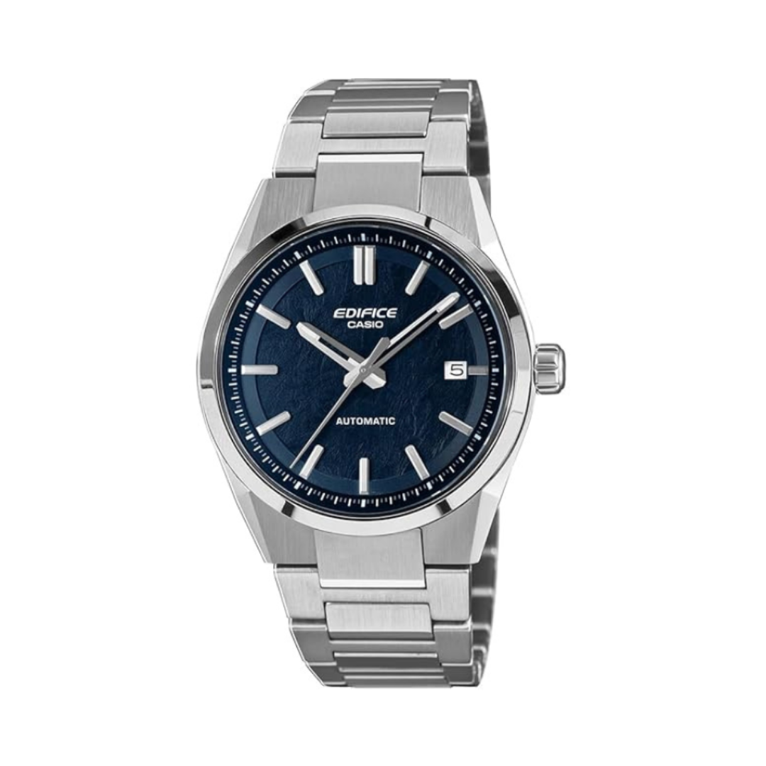 Casio EFK-110D-2ADR ED702 | Edifice Men Quartz Blue Dial Analog Stainless Steel Watch.