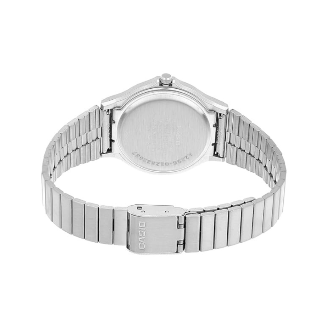 Casio MQ-24D-7EDF A2296 | Youth Unisex Quartz Silver Dial Analog Stainless Steel Watch