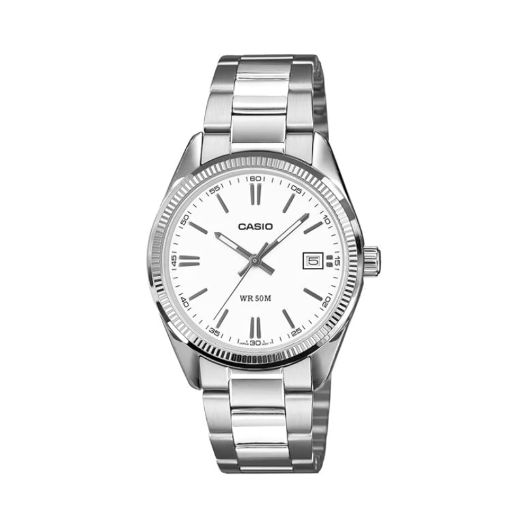 Casio UTP-1302PD-7AVDF A2567 | Analog White Watch Women.