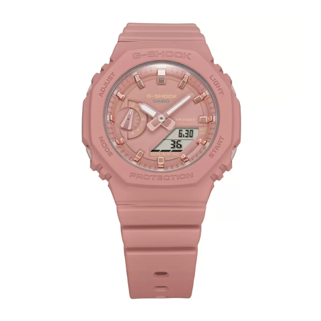 Casio GMA-S2100-4A2RD G1108 | G-Shock Women Quartz Pink Dial Analog-Digital Resin Watch