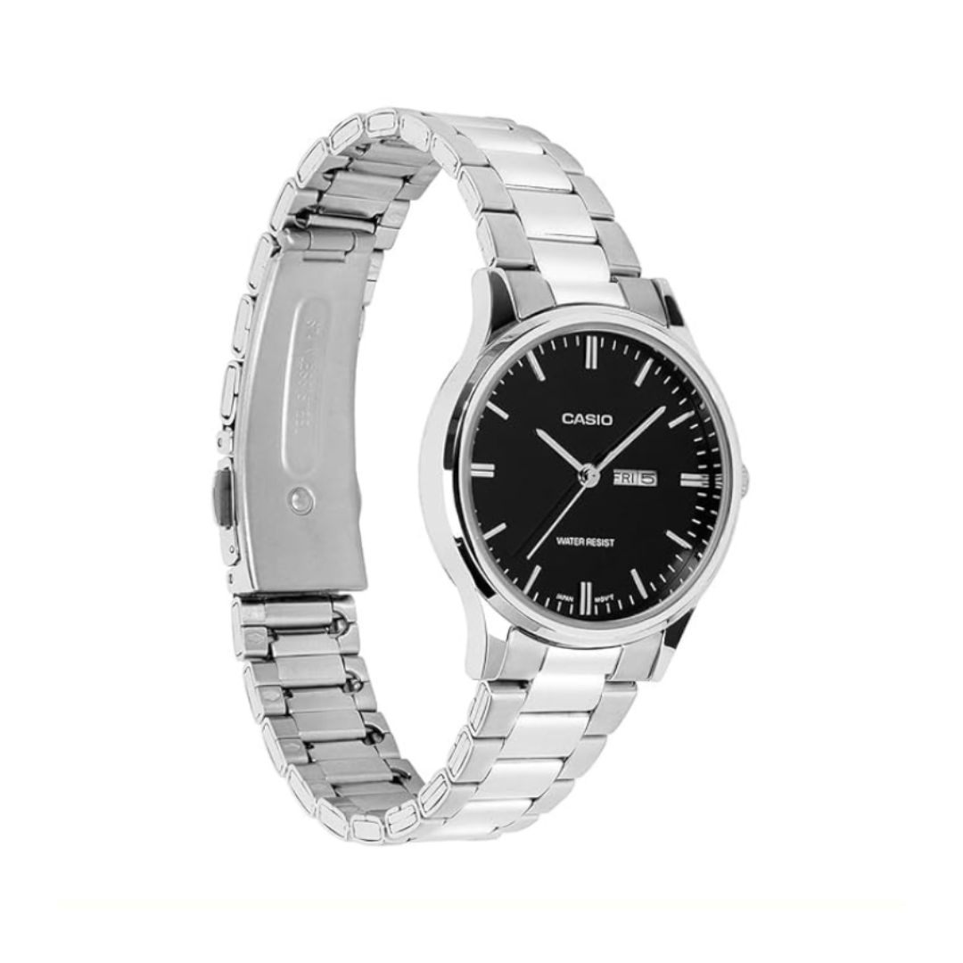 Casio LTP-SN8YD-1B A2501 | Women Quartz Black Dial Analog Stainless Steel Watch