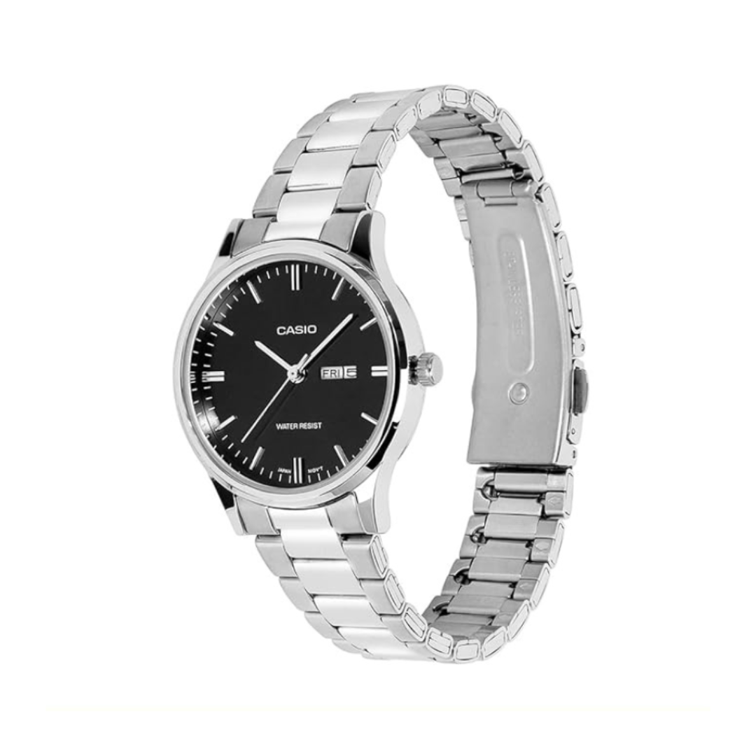 Casio LTP-SN8YD-1B A2501 | Women Quartz Black Dial Analog Stainless Steel Watch