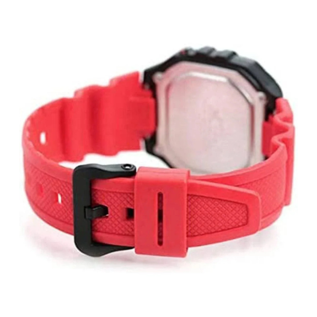 Casio W-218H-4B2V I112 | Youth Unisex Quartz Black Dial Digital Resin Watch