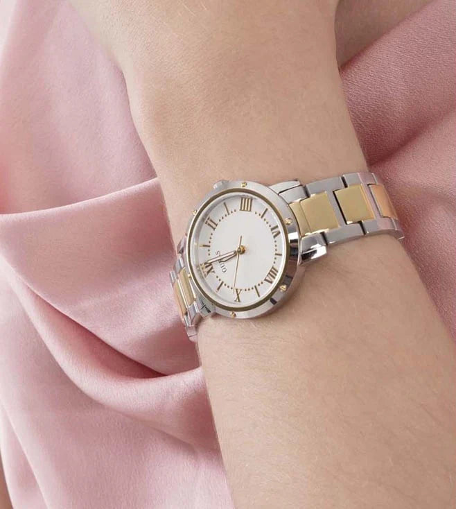 Guess GW0404L2 | Gd Dawn Women Quartz White Dial Analog Stainless Steel