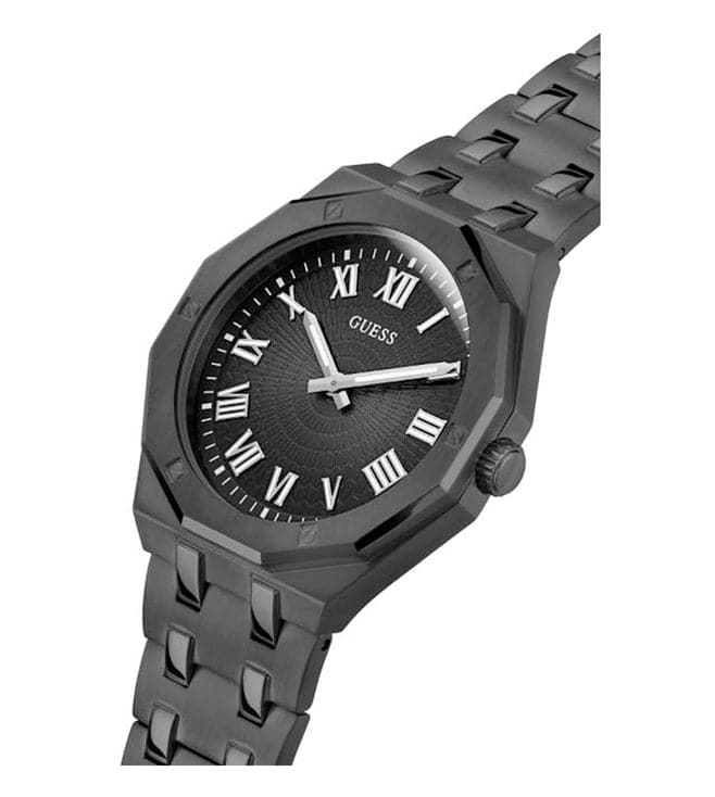 Guess GW0575G3 | Asset Men Quartz Black Dial Analog Stainless Steel Watch