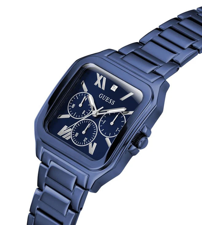 Guess GW0631G3 | Gd Integrity Men Quartz Blue Dial Analog Stainless Steel.