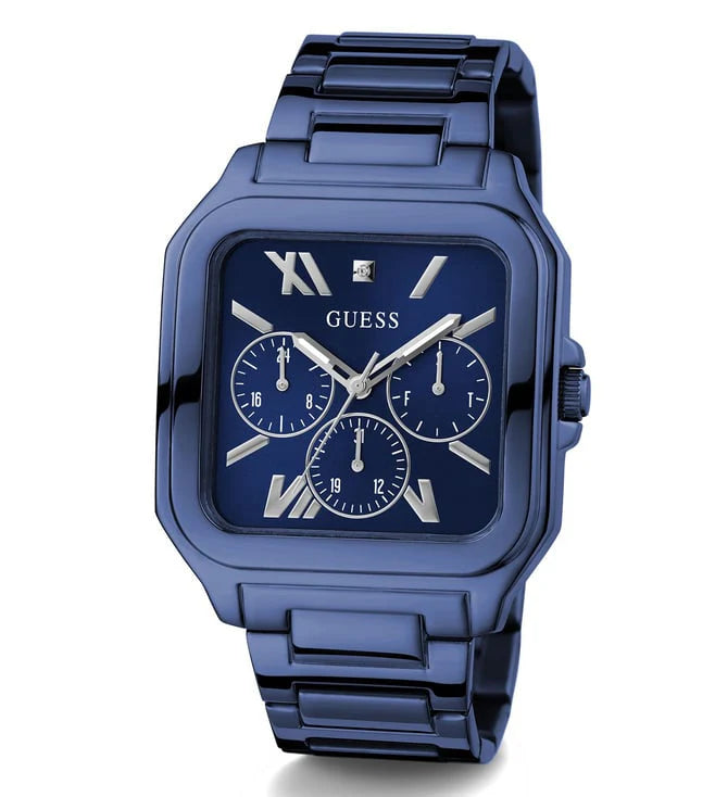 Guess GW0631G3 | Gd Integrity Men Quartz Blue Dial Analog Stainless Steel.
