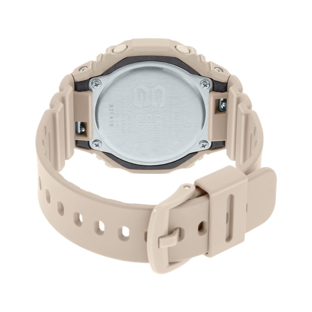 Casio GMA-S2100-4ADR G1109 | G-Shock Women Quartz Pink Dial Analog-Digital Resin Watch.