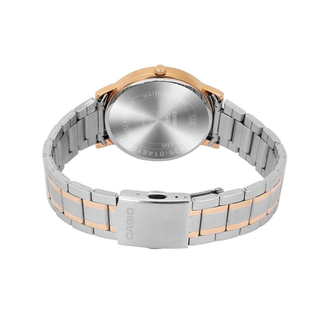 Casio MTP-SN5YSR-5A A2435 | Enticer Men Quartz Brown Dial Analog Stainless Steel Watch