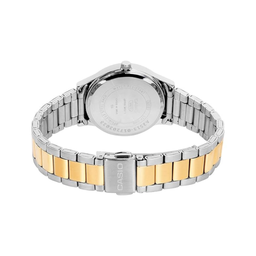 Casio LTP-SN8YSG-3B A2513 | Women Quartz Green Dial Analog Stainless Steel Watch