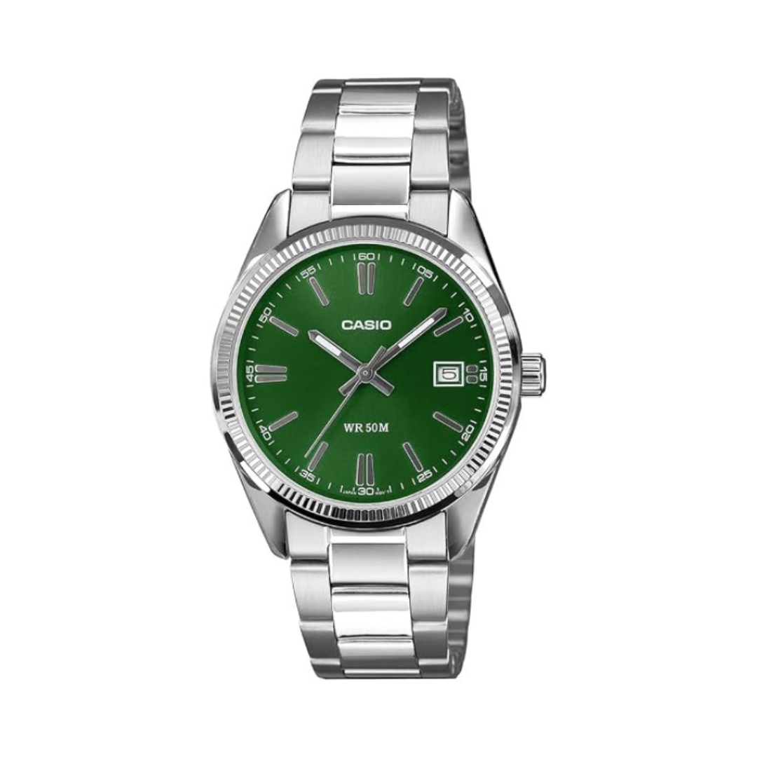 Casio UTP-1302PD-3A1VDF A2566 | Analog Green Watch Women.