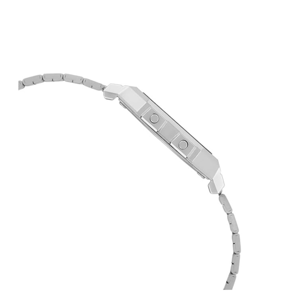 Casio A700WEV-7ADF D346 | Vintage Unisex Quartz Silver Dial Digital Stainless Steel Watch