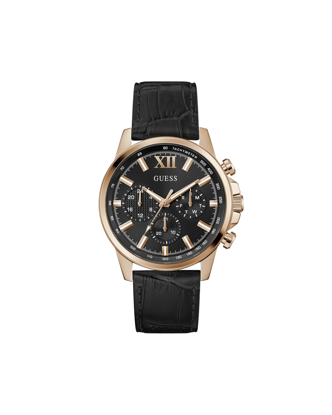 Guess GW0901G5 | Mens Black Multi-function Watch Men's Watch.