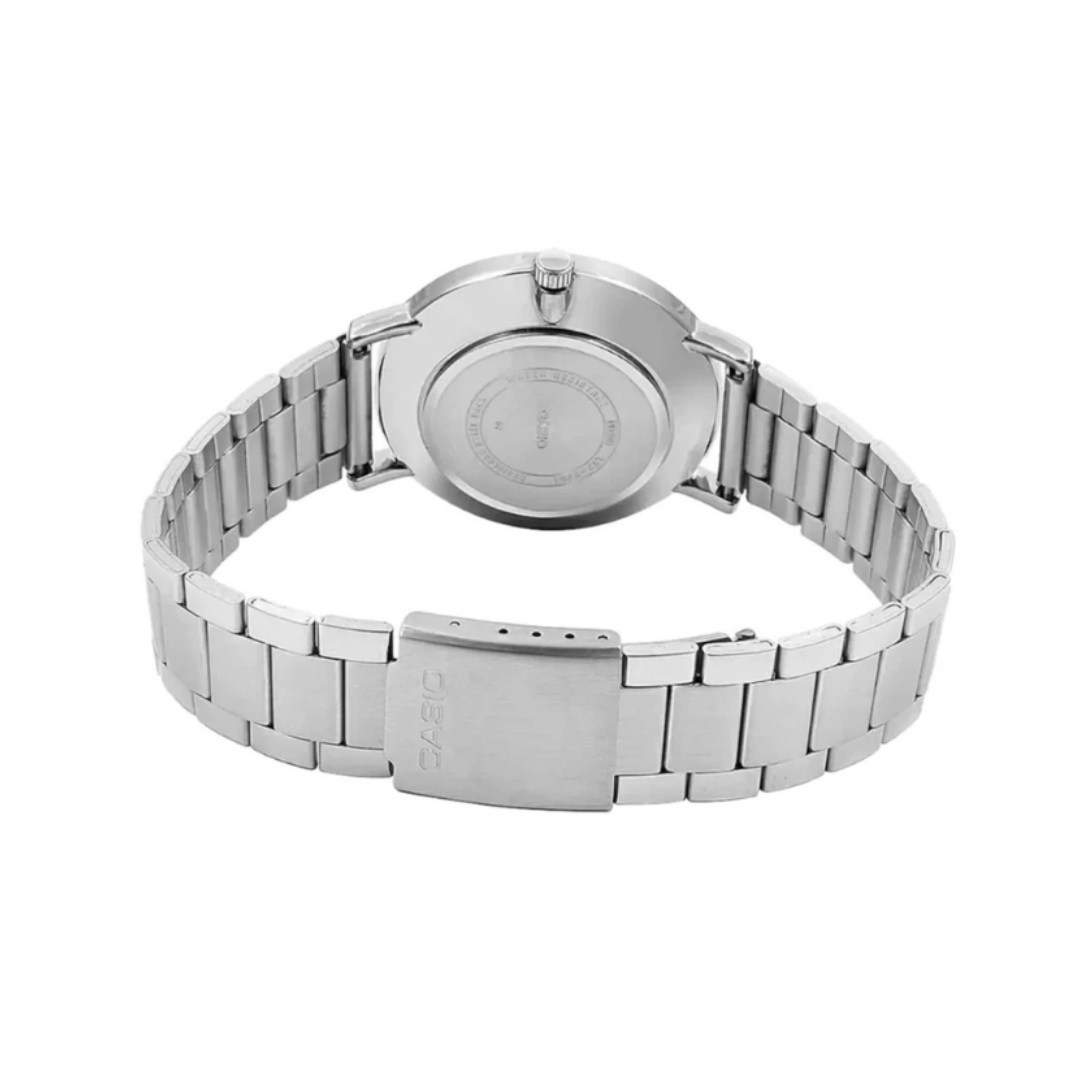 Casio LTP-VT01D-2BUDF A1623 | Enticer Women Quartz Blue Dial Analog Stainless Steel Watch