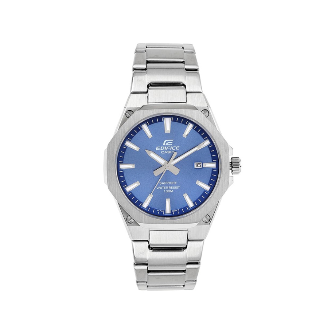Casio EFR-S108D-2AVUDF ED602 | Edifice Men Quartz Blue Dial Analog Stainless Steel Watch