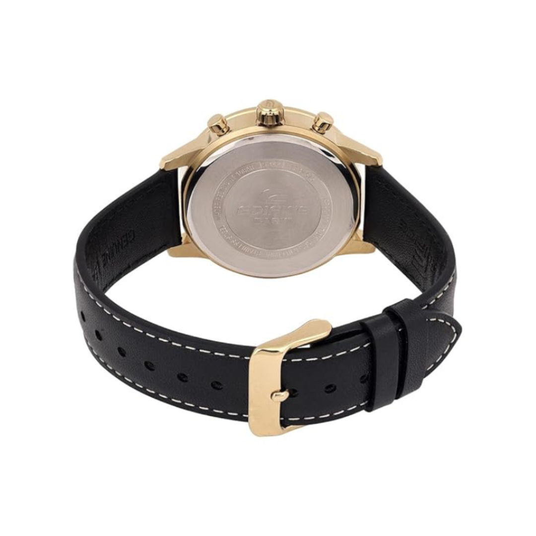 Casio EFR-575CL-3ADF ED658 | Edifice Men Quartz Green Dial Multi-Function Leather Watch
