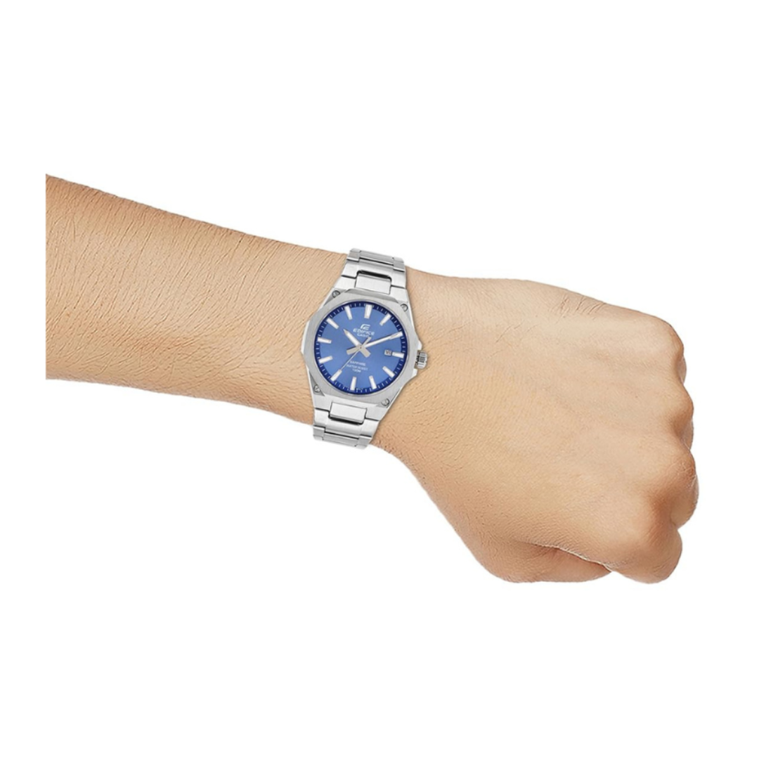 Casio EFR-S108D-2AVUDF ED602 | Edifice Men Quartz Blue Dial Analog Stainless Steel Watch