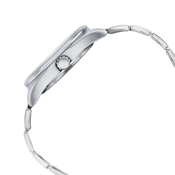 Sonata SP70033SM02 | Sonata Poze Quartz Analog Blue Dial Silver Metal Strap Watch For Men