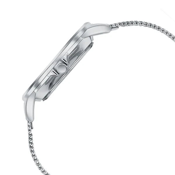 Sonata SP70042SM01 | Sonata Poze Quartz Analog Silver Dial Silver Color Stainless Steel Strap Watch For Men