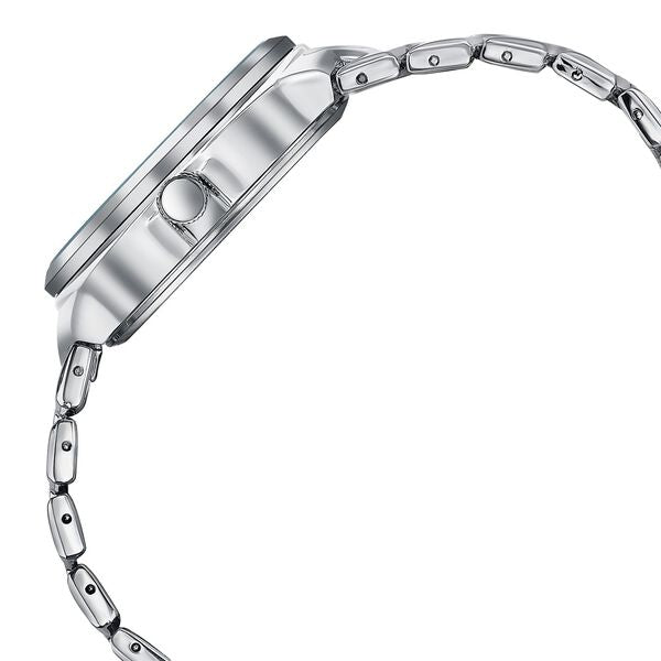 Sonata SP70051SM02W | Sonata Poze Quartz Analog Silver Dial Metal Strap Watch For Men