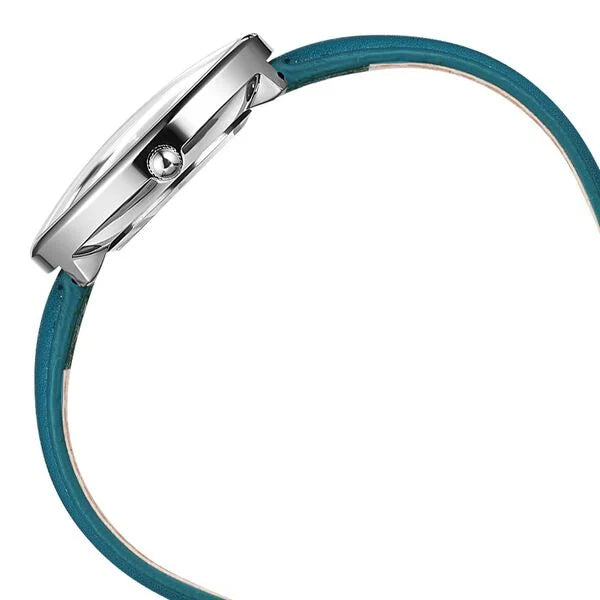 Sonata SP80050SL01W | Poze by Sonata Quartz Analog Blue Dial PU Leather Strap Watch for Women