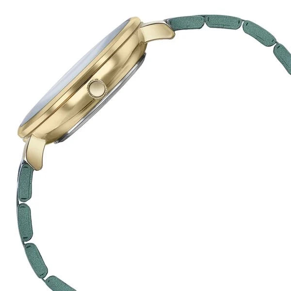 Sonata SP80080KM02WF | Sonata Poze Quartz Analog Green Dial Stainless Steel Strap Watch For Women