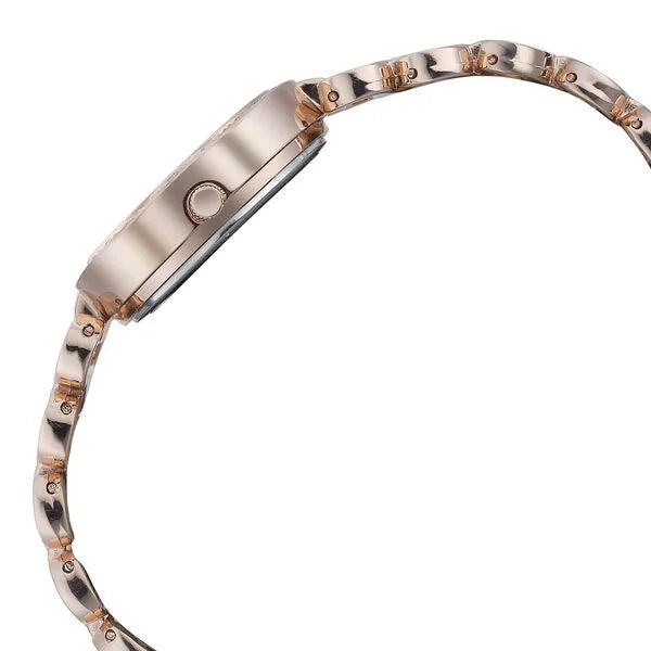 Sonata SP80086WM01 | Sonata Poze Quartz Analog Pink Dial Rose Gold Color Metal Strap Watch For Women