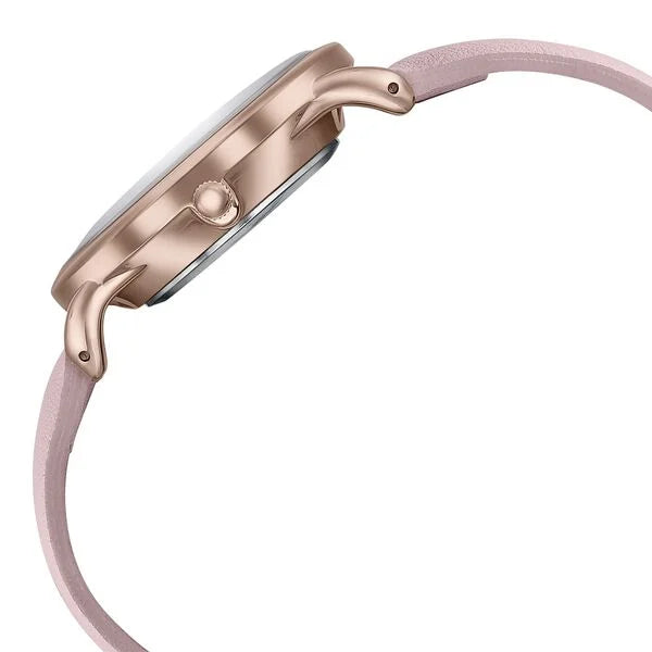 Sonata SP80104WL01 | Sonata Poze Quartz Analog Pink Dial Leather Strap Watch For Women
