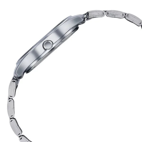 Sonata SP80106SM01 | Sonata Poze Quartz Analog Purple Dial Silver Metal Strap Watch For Women