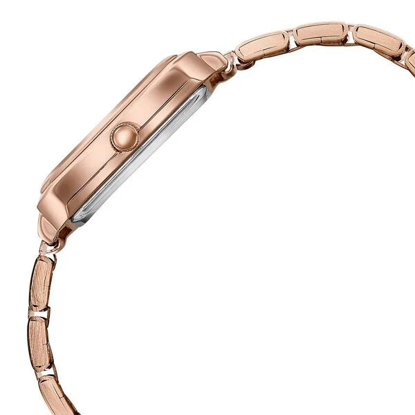 Sonata SP80116WM01 | Sonata Poze Quartz Analog Black Mother Of Pearl Dial Rose Gold Colour Stainless Steel Strap Watch For Women